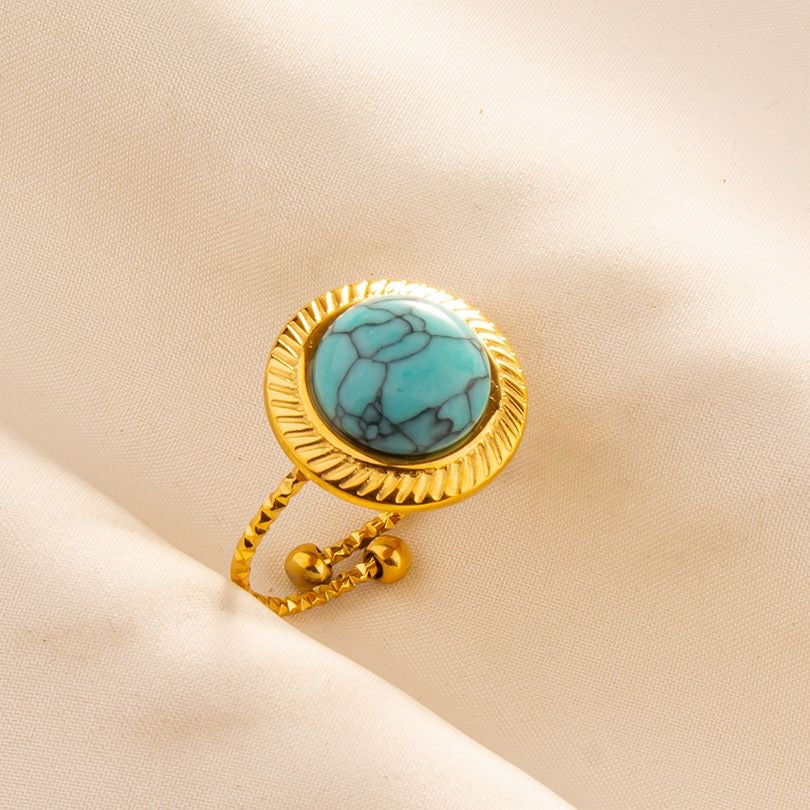 SHINNING STONES OPEN RING