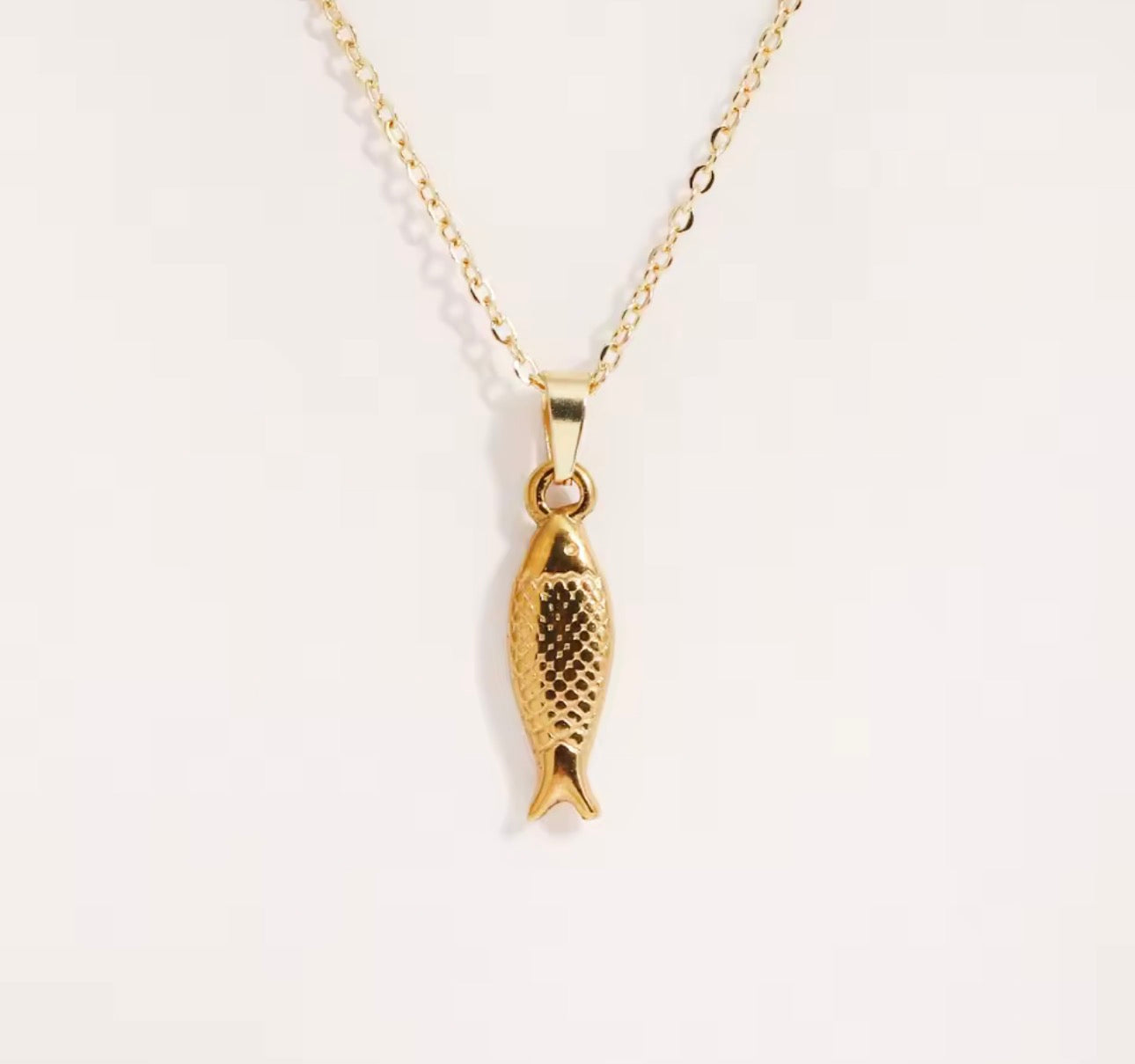 GOLDEN FISH NECKLACE