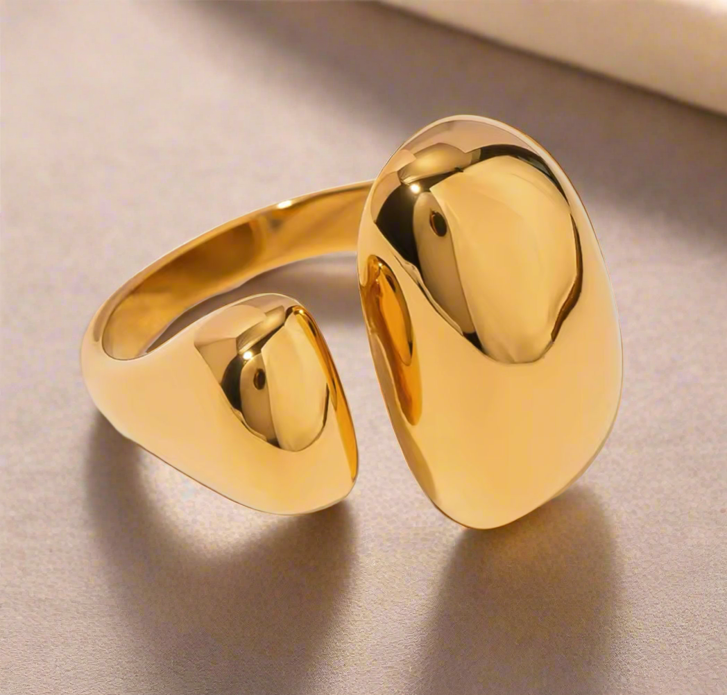 OVERSIZED CELESTE RING