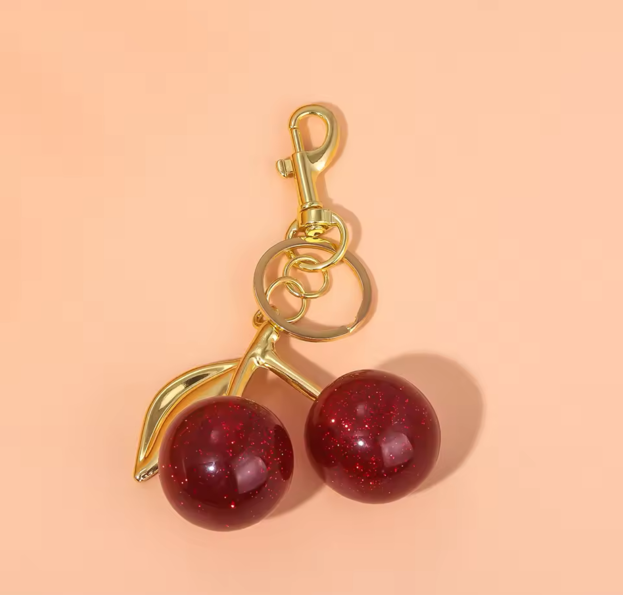 CHERRY LOVE KEYCHAIN