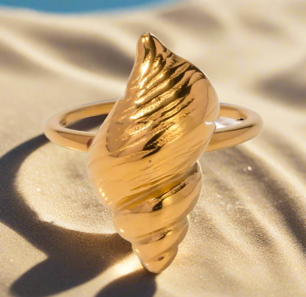 LEYLA SPIRAL OPEN RING