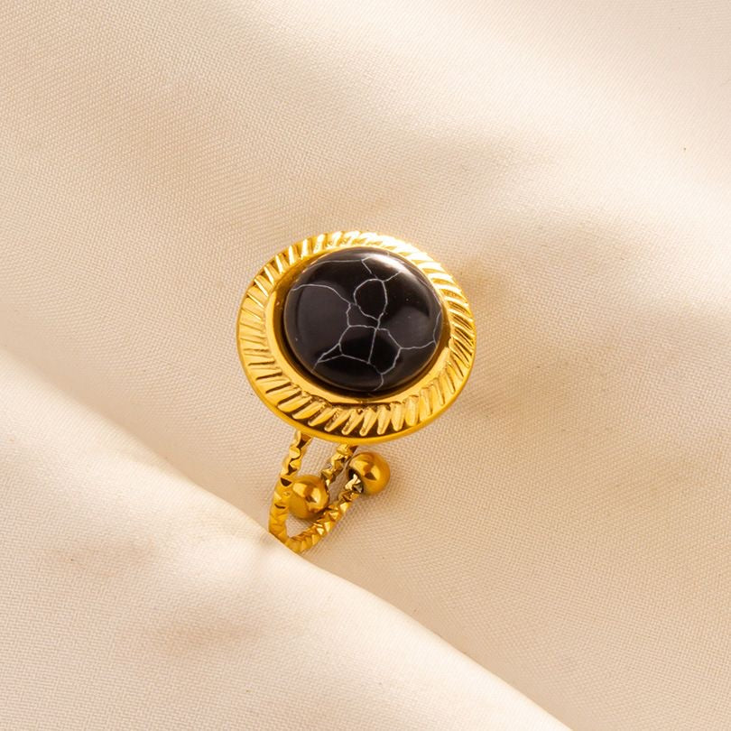 SHINNING STONES OPEN RING
