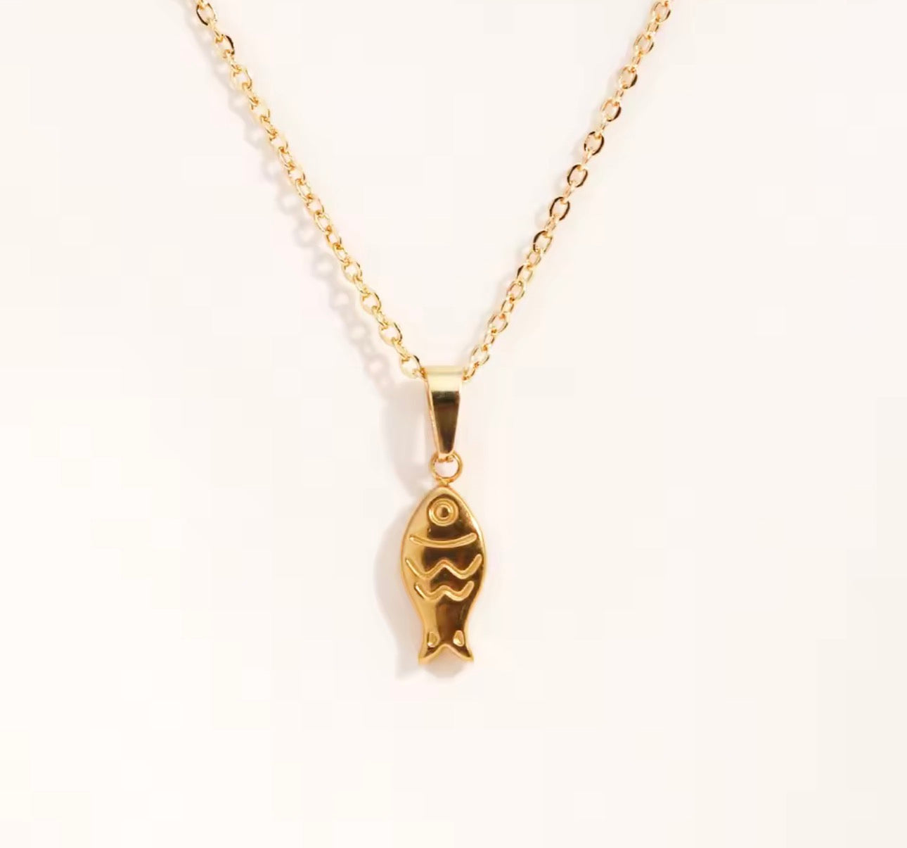 GOLDEN FISH NECKLACE