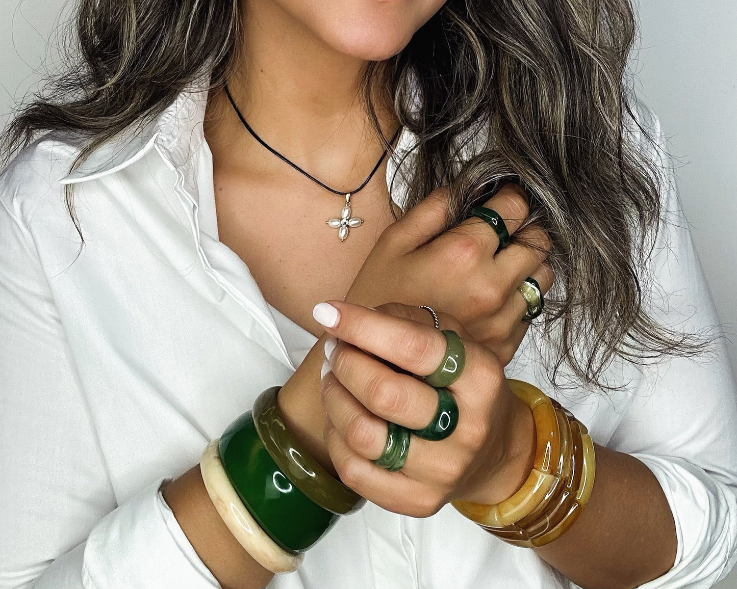 TRIO REVIVAL ACRYLIC BANGLES