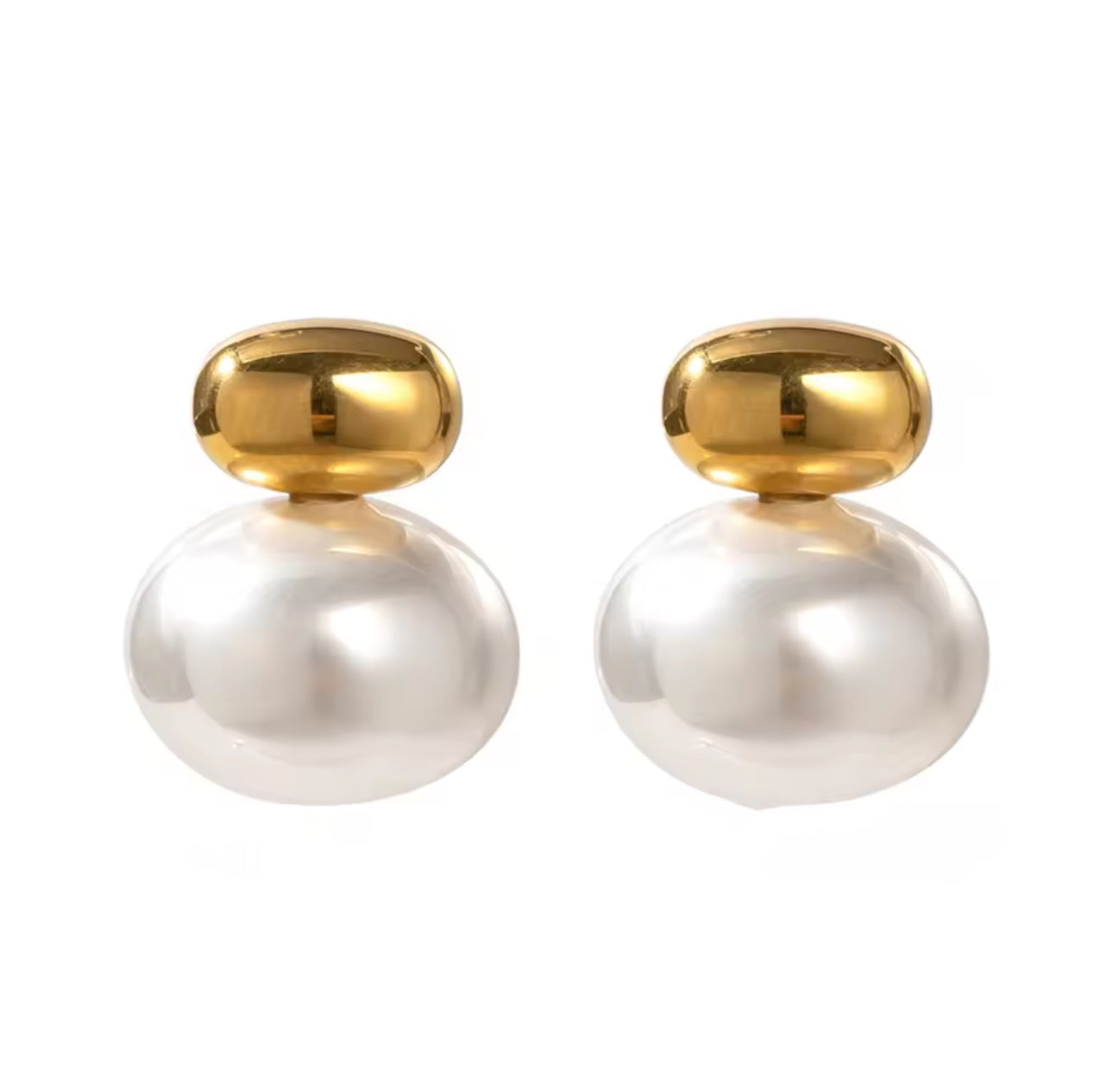 BALL PEARL EARRING